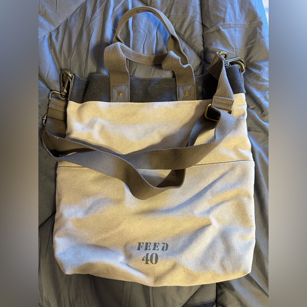 Feed bag reusable tote / Crossbody